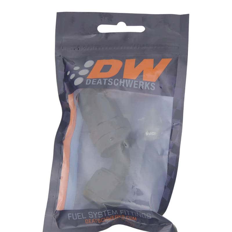 DeatschWerks — DeatschWerks 8 AN Female Flare Swivel 60-Degree Hose End CPE - Anodized Matte Black
Lines & Fittings - view 2