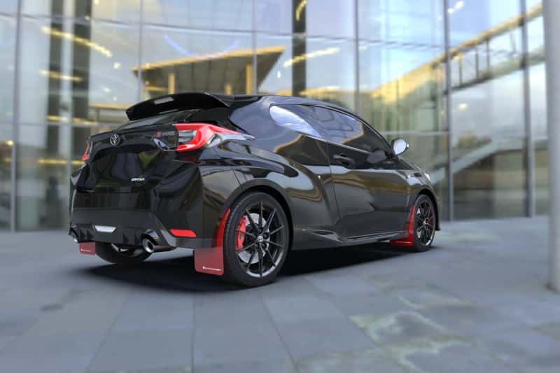 Rally Armor — Rally Armor 20-26 Toyota GR Yaris Red Mud Flap w/White Logo
Mud Flap - view 6
