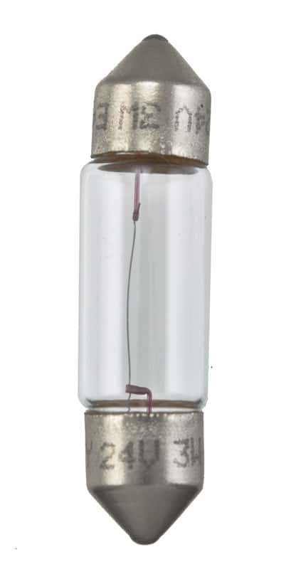 Hella — Hella Bulb 6430 24V 3W SV7-8 T2.5 8x29mm
6430 Incan Bulb - view 3