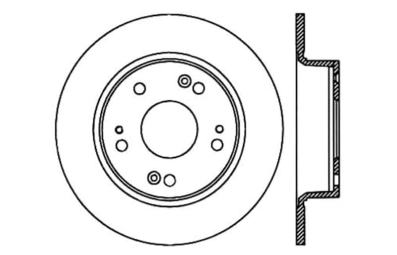 Stoptech — StopTech Drilled Sport Brake Rotor
Cross Drilled Rotor
Disc Brake Rotor - view 4