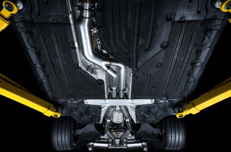 AWE Tuning — AWE 2020 Toyota Supra A90 Resonated Touring Edition Exhaust - 5in Chrome Silver Tips
Touring Exhaust - view 8