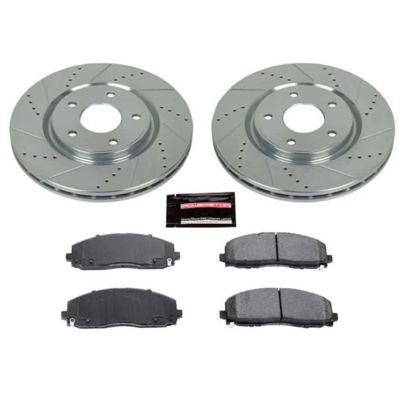 PowerStop — Power Stop 17-19 Chrysler Pacifica Front Z23 Evolution Sport Brake Kit - view 1