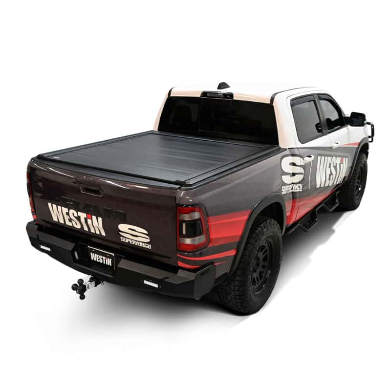 Westin — Westin 19-26 RAM 1500 New Body 5ft 7in. (67in) Bed Electric Retractable Tonneau Cover - Black
Tonneau Cover - view 6