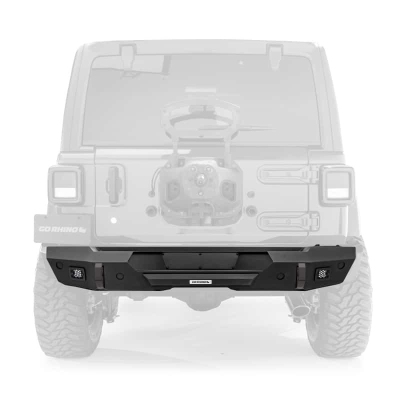 Go Rhino — Go Rhino 18-20 Jeep Wrangler JL/JLU Trailline Rear Stubby Bumper
RearStubby JL Bumper - view 1