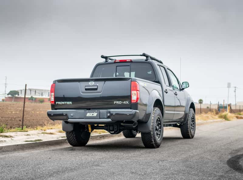 Borla — Borla 05-19 Nissan Frontier 4.0L V6 AT/MT Regular Cab S-type Exhaust (2wd/4wd) - Black Chrome Tip
Cat-Back System - view 2