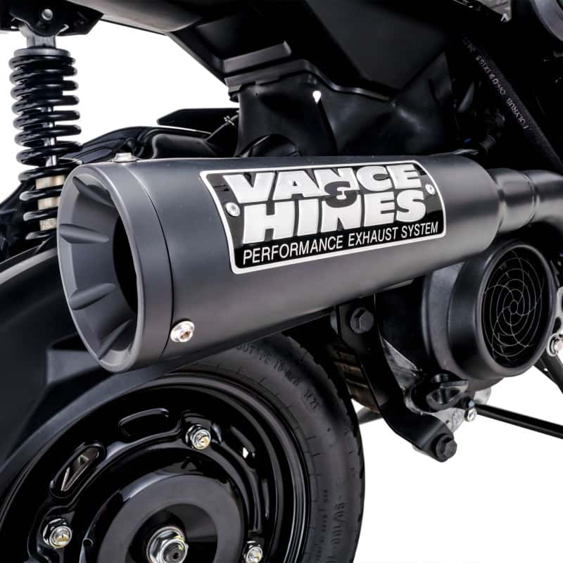 Vance and Hines — Vance & Hines HONDA 17-22 Navi Upswp Exh Black Slip-On Exhaust - view 2