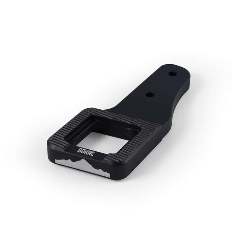 Borne Off-Road — Borne Off-Road 2017+ Ford Raptor / 2009+ Ford F150 Borne Off-Road Billet Tow Hooks - Black - view 1