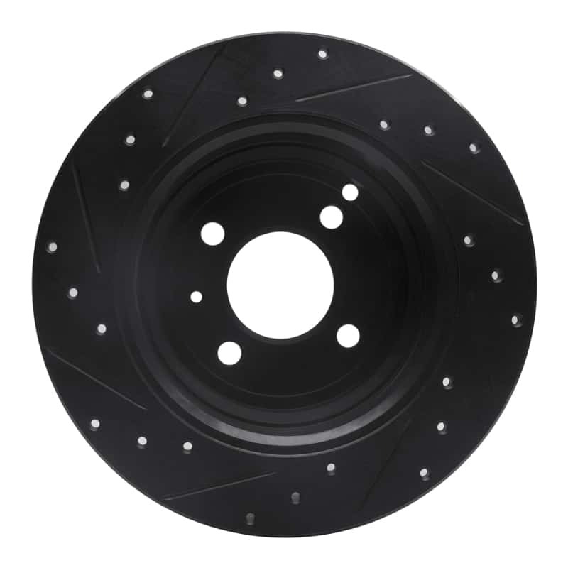 R1 Concepts — R1 93-95 Volvo 850 Rear Right Drilled & Slotted Black Brake Rotor
R1 Brake Rotor Drill - view 5