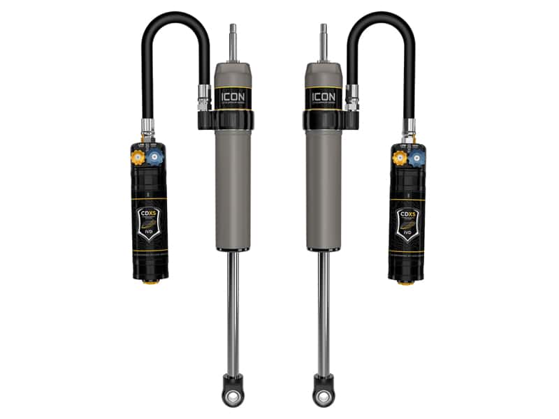 ICON — ICON 24+ Toyota Tacoma Remote Reservoir Shocks w/ CDXS 0-1in. Lift- (Rear)
SHOCK ABSORBER PAIR - view 1