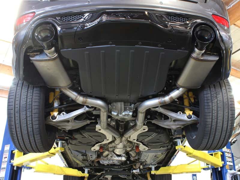 aFe — aFe MACHForce XP 12-17 Jeep Grand Cherokee WK2 SRT8 V8-6.4L 304SS Cat-Back Exhaust w/o Resonator
Cat-Back Exhaust - view 6