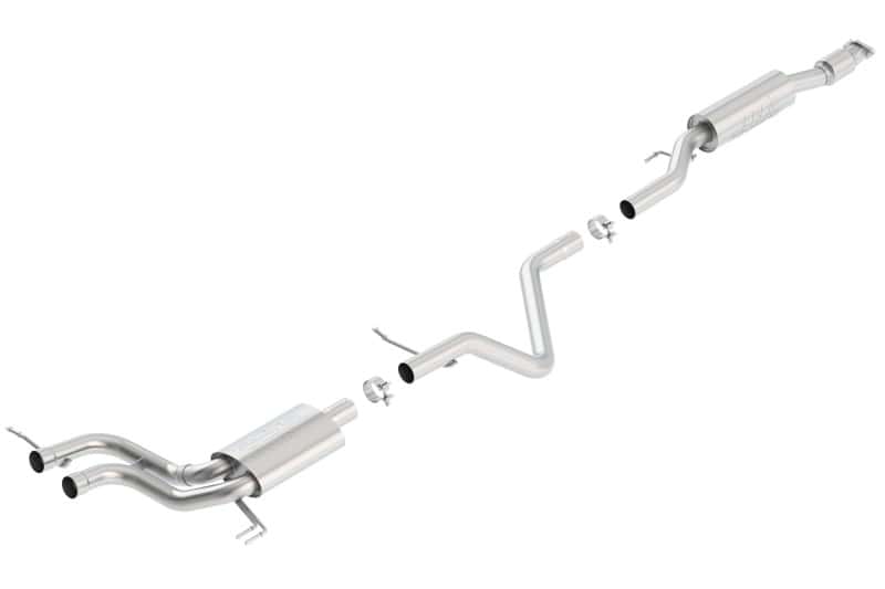 Borla — Borla 13-15 Hyundai Veloster Turbo 1.6L AT/MT FWD 2dr Dual Center Rear Exit Cat-Back Exhaust
Cat-Back System
ExhstSysKt - view 4