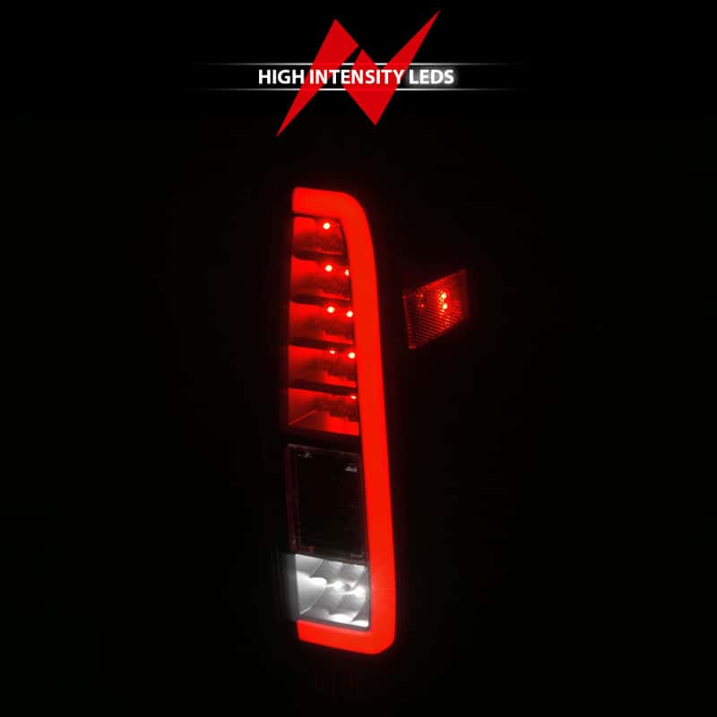 ANZO — ANZO 2005-2021 Nissan Frontier LED Taillights Black Housing/Smoke Lens - view 7