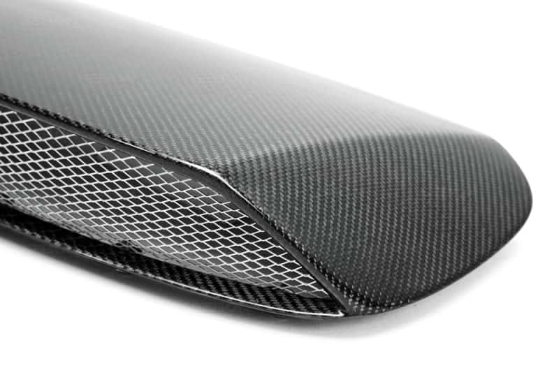 Seibon — Seibon 08-10 Subaru Impreza WRX STI CWIII-Style CF Hood Scoop - Only Fits OEM Hood (Not Seibon Hood) - view 3