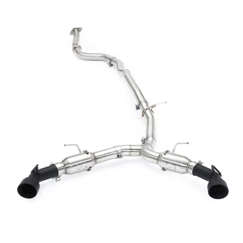 Mishimoto — Mishimoto 2016+ Chevrolet Camaro 2.0T Dual Black Tip Cat-Back Exhaust - view 2