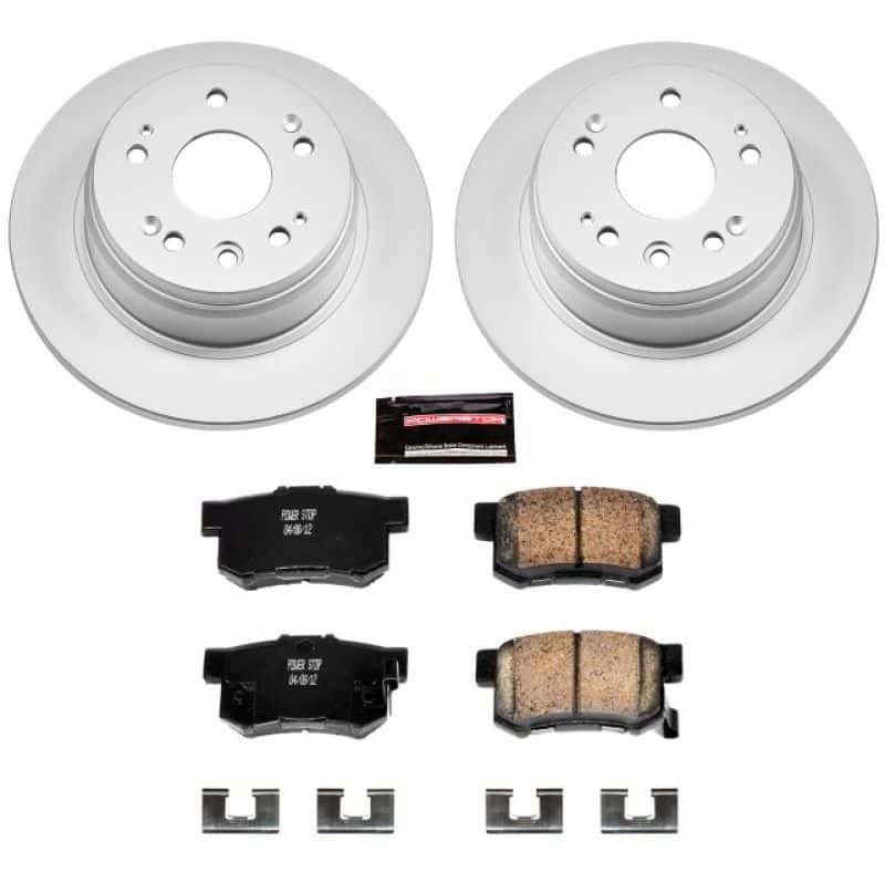 PowerStop — Power Stop 02-04 Honda CR-V Rear Z17 Evolution Geomet Coated Brake Kit - view 1