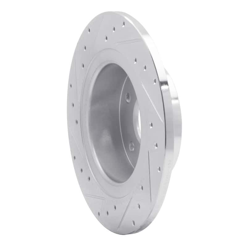 R1 Concepts — R1 94-04 Land Rover Range Rover Rear Right Drilled & Slotted Silver Brake Rotor
R1 Brake Rotor Drill - view 4