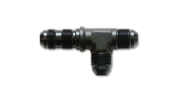 Vibrant — Vibrant -10AN Bulkhead Adapter Tee on Run Fittings - Anodized Black Only
10ANBlkhdTOnRunAdptr
-10ANBulkheadT-OnRun
AN Fitting - view 4