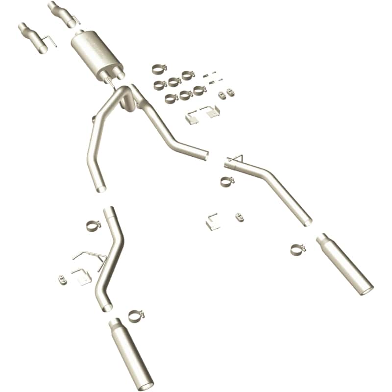 Magnaflow — MagnaFlow 11 Ford F-150 3.7L/5.0L/6.2L SS Catback Exhaust Dual Split Rear Exit w/ 3.5in SS Tips
Cat-Back - view 32