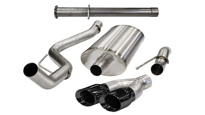 CORSA Performance — Corsa 2011-2014 Ford F-150 Raptor 6.2L V8 133in Wheelbase Black Xtreme Cat-Back Exhaust
Exhaust - view 2