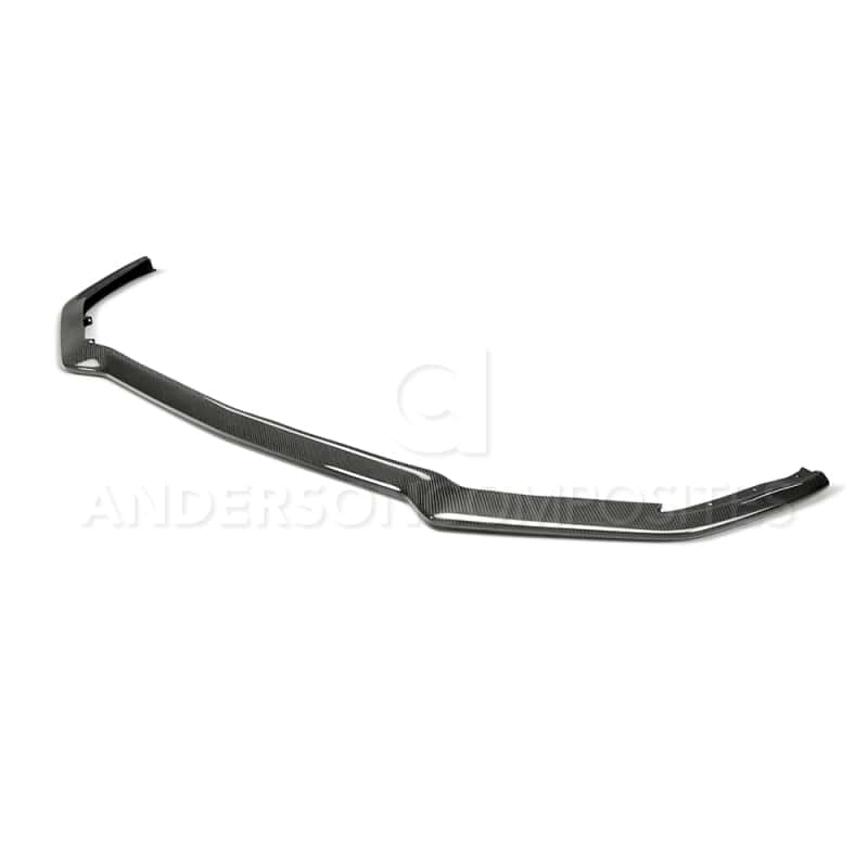 Anderson Composites — Anderson Composites 2018 Ford Mustang Type-OE Carbon Fiber Front Chin Splitter - view 1
