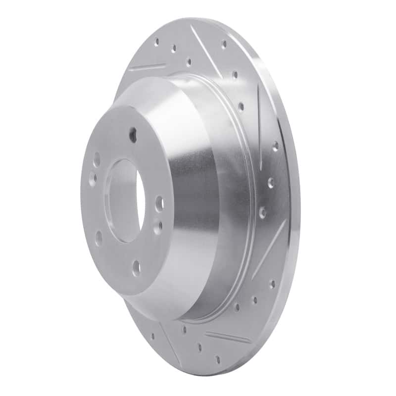 R1 Concepts — R1 10-21 Hyundai Santa Fe Rear Right Drilled & Slotted Silver Brake Rotor
R1 Brake Rotor Drill - view 2