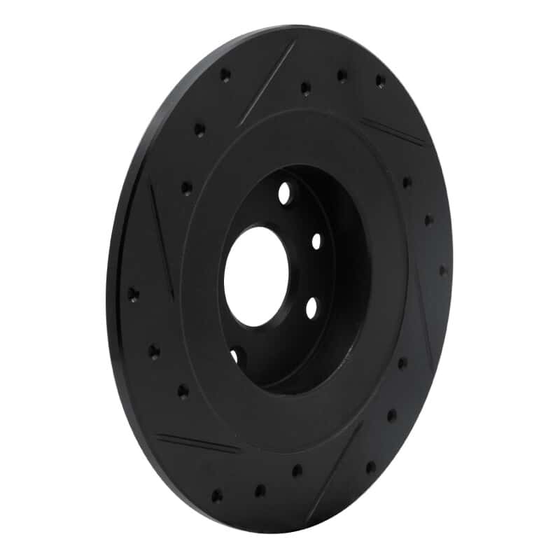 R1 Concepts — R1 01-05 Mazda Miata Rear Right Drilled & Slotted Black Brake Rotor
R1 Brake Rotor Drill - view 4