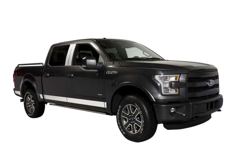 Putco — Putco 15-20 Ford F-150 Super Crew Cab 5.5ft Short Box (4.25in Tall - 12pcs) SS Rocker Panels
Rocker Panel Molding - view 1
