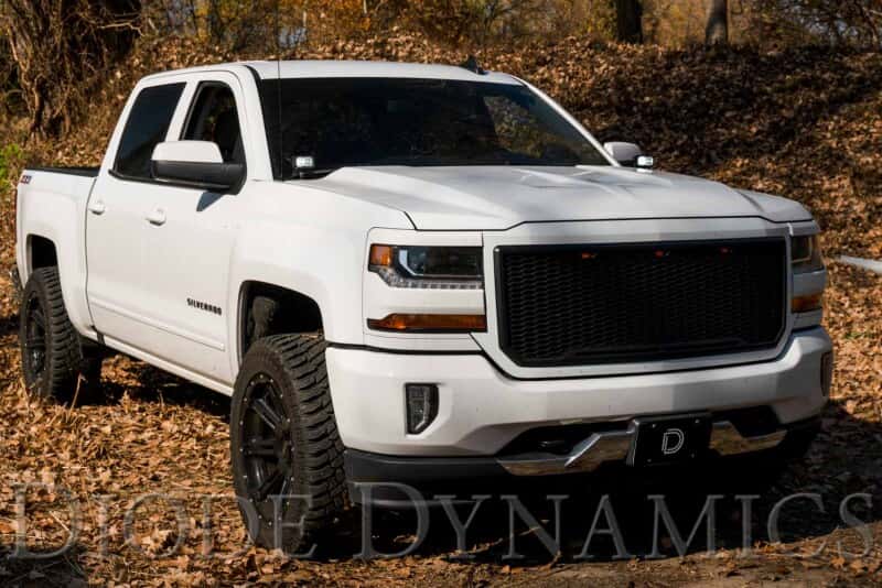 Diode Dynamics — Diode Dynamics 14-19 Silverado/Sierra SSC2 LED Ditch Light Kit Sport - White Combo - view 5