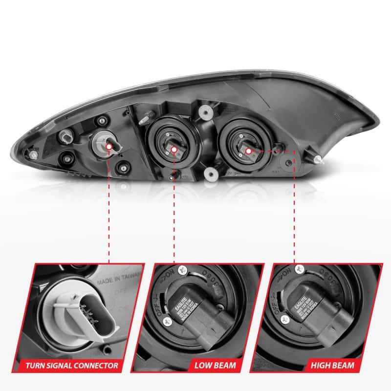 ANZO — ANZO 2008-2016 International Prostar Crystal Headlights Chrome Housing
Head Light Set
HdLtSet - view 4