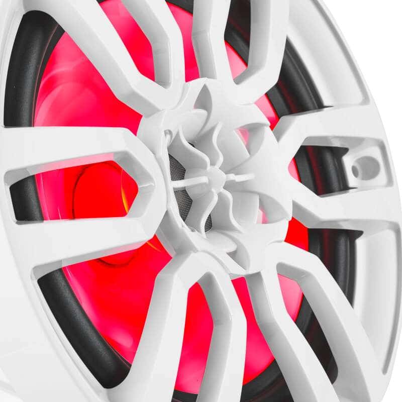 DS18 — DS18 NXL Series Coaxial Marine Speaker w/ RGB Lights 8in 2-Way 125 Watts RMS 4 ohm White - view 8