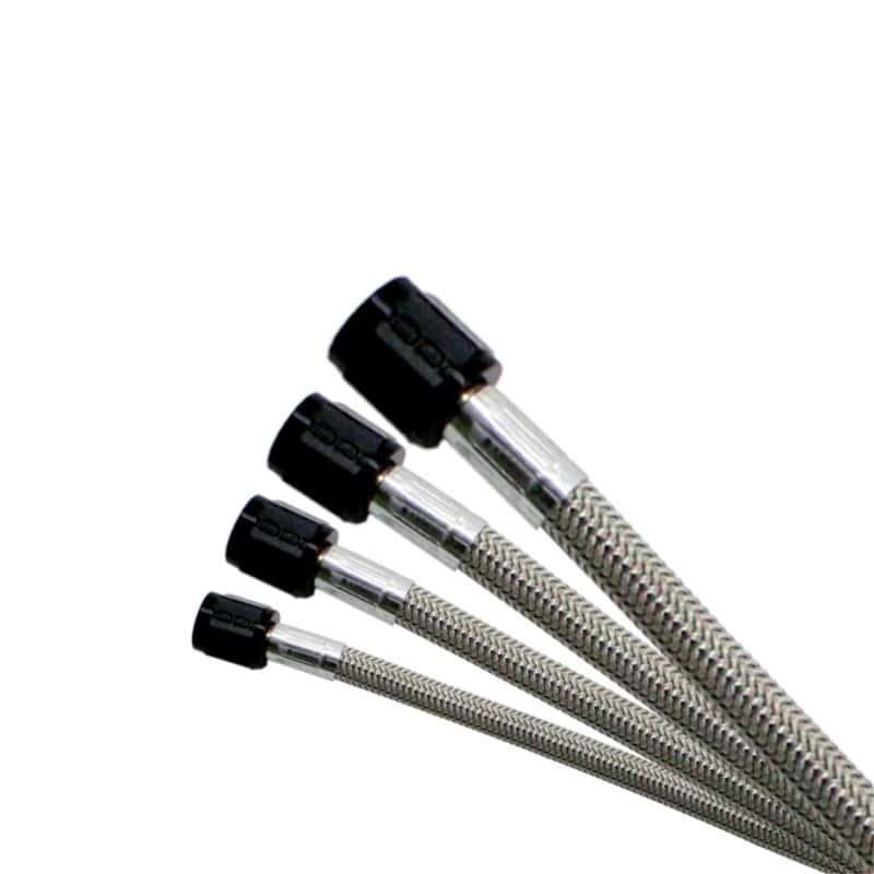 Nitrous Express — Nitrous Express 3AN 24in SS Braided Hose - Black
Fuel/N2OLine - view 1