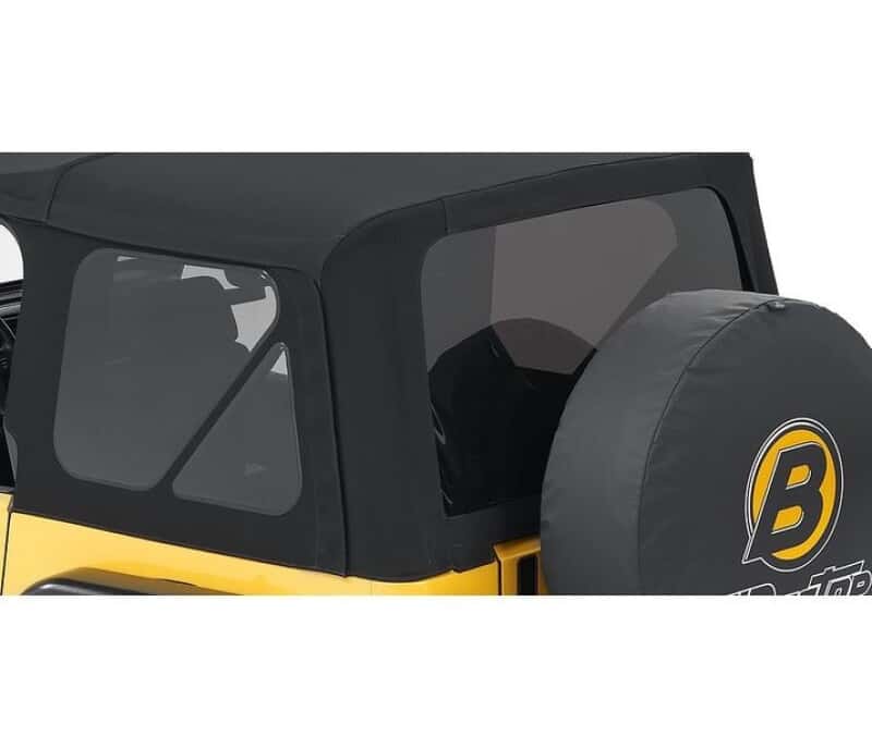 Bestop — Bestop 97-06 Jeep Wrangler TJ Exc. Unlimited Window Set (Supertop Premium Black Twill)
Window Set - view 1