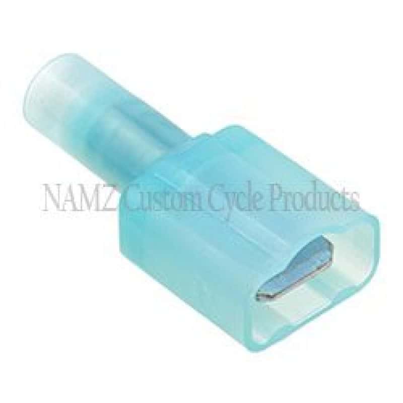 NAMZ — NAMZ Fully Insulated .25in. Male Quick Disconnect Terminals 16-14g (25 Pack) - view 2