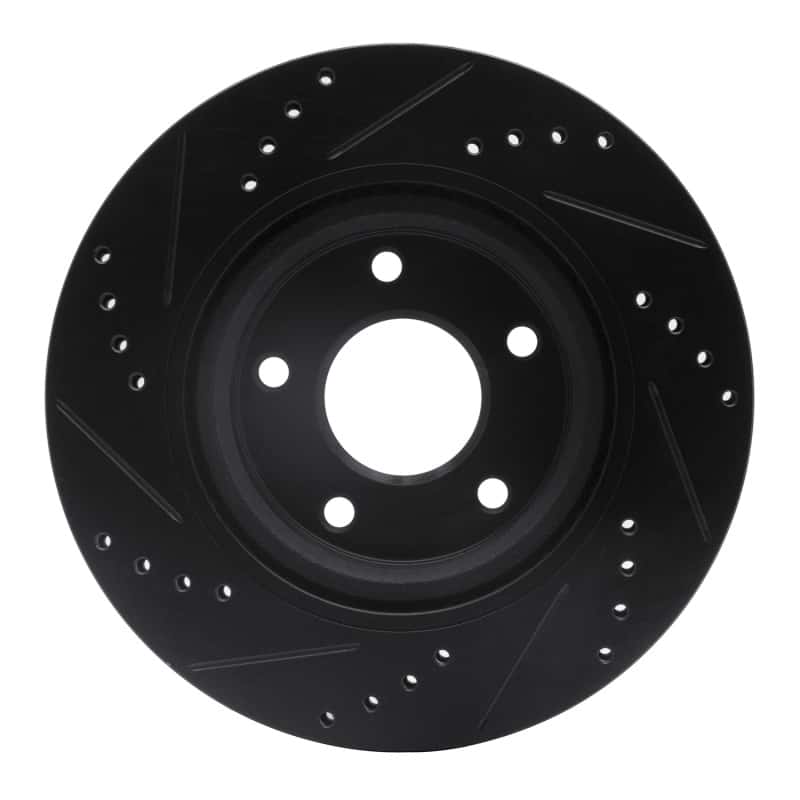 R1 Concepts — R1 07-13 Nissan Altima Front Right Drilled & Slotted Black Brake Rotor
R1 Brake Rotor Drill - view 5