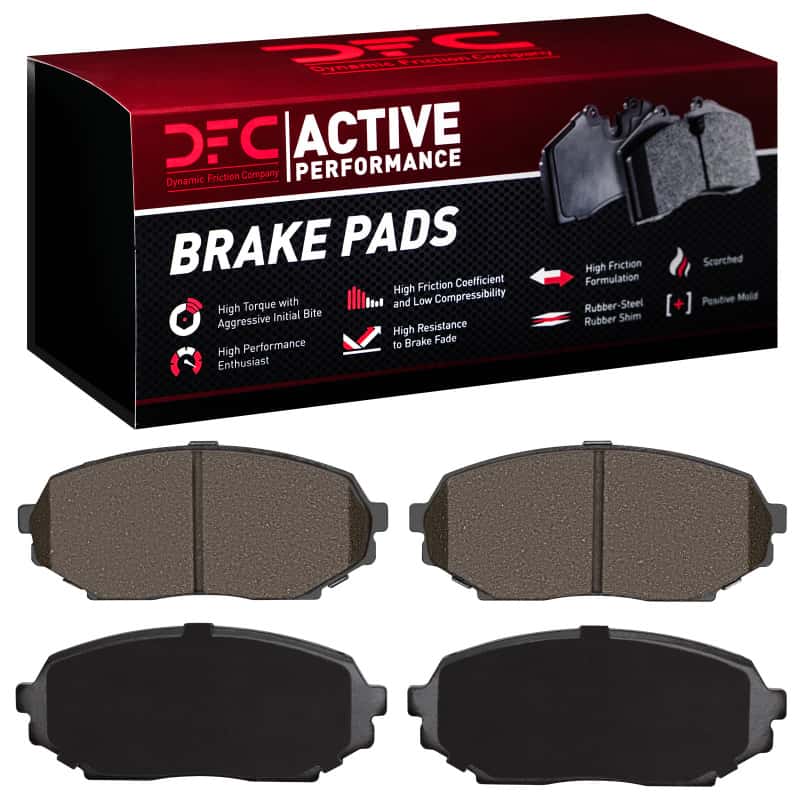 DFC — DFC 90-93 Asuna SUNFIRE Front Active Performance Pads - Low Metallic
DFC Brake Pad Set - view 4