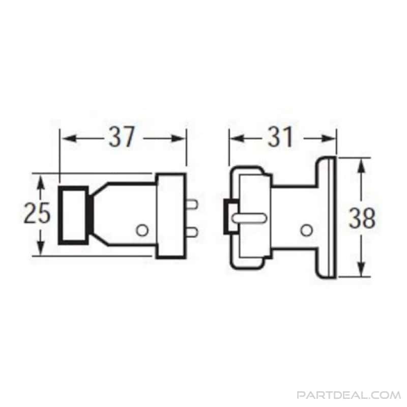 Hella — Hella Plug / Socket 3Pole - view 3