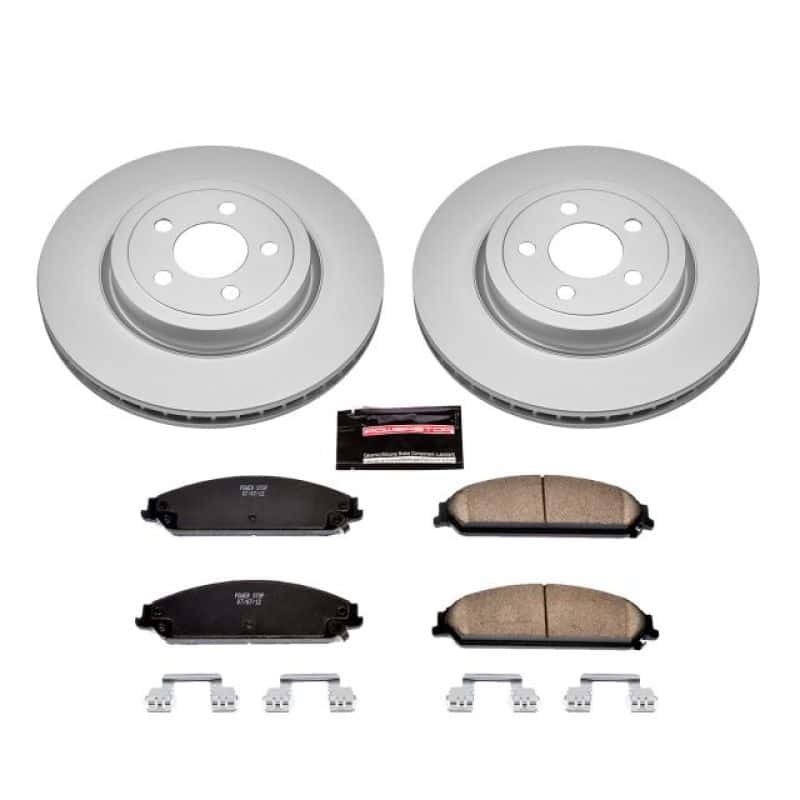 PowerStop — Power Stop 05-19 Chrysler 300 Front Z17 Evolution Geomet Coated Brake Kit - view 1