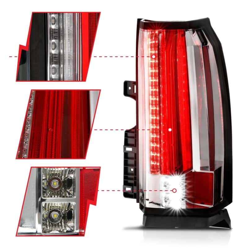 ANZO — ANZO 2015-2017 Chevrolet Suburban/Tahoe LED Taillights Chrome
Tail Light Set
TailLightSet - view 4