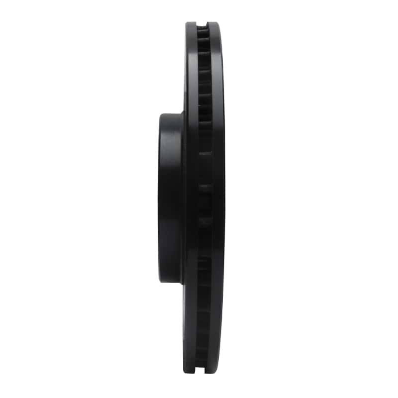 R1 Concepts — R1 03-09 Volvo S60 Front Left Drilled & Slotted Black Brake Rotor
R1 Brake Rotor Drill - view 3