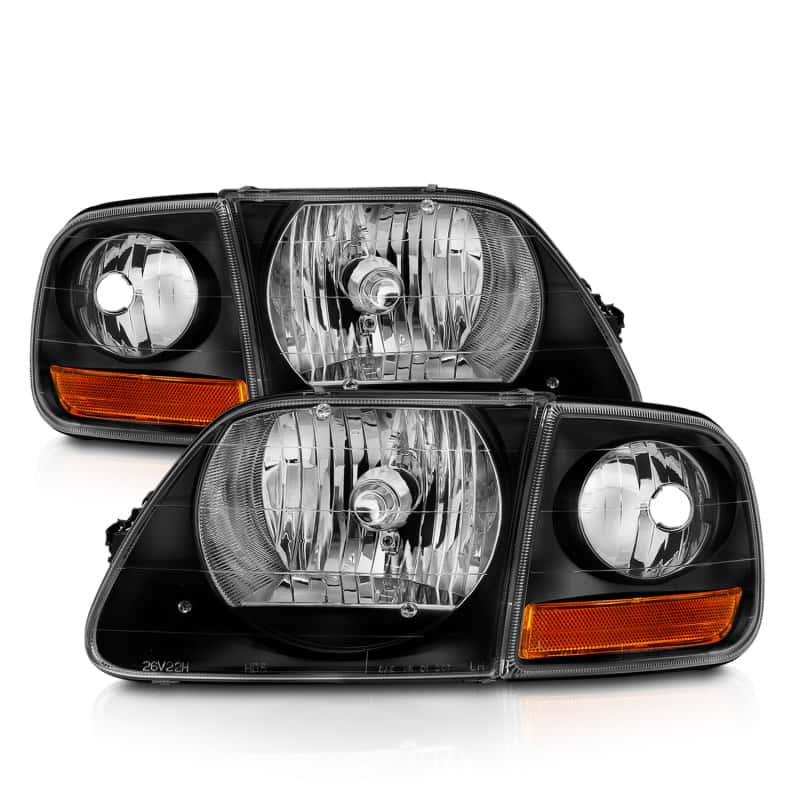 ANZO — ANZO 1997-2003 Ford F150 Crystal Headlight Black w/ Parking Light
Head Light Set
HdLtSet - view 3