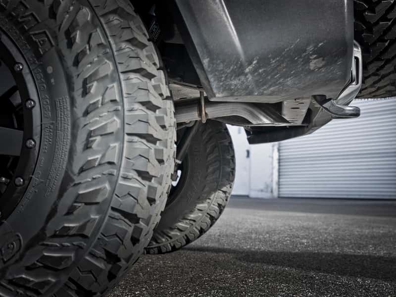 aFe — aFe MACH Force-Xp Axle-Back Exhaust System w/No Tip 18-20 Jeep Wrangler L4-2.0T / V6-3.6L
Axle-Back Exhaust - view 2