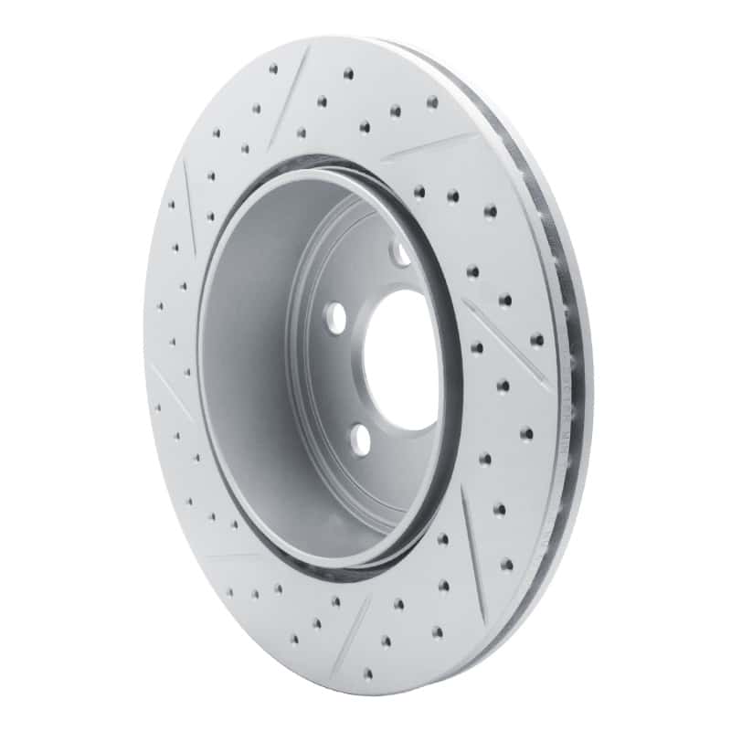 R1 Concepts — R1 05-23 Chrysler 300 Rear Right Drilled & Slotted Geo-Carbon Rotor - view 4