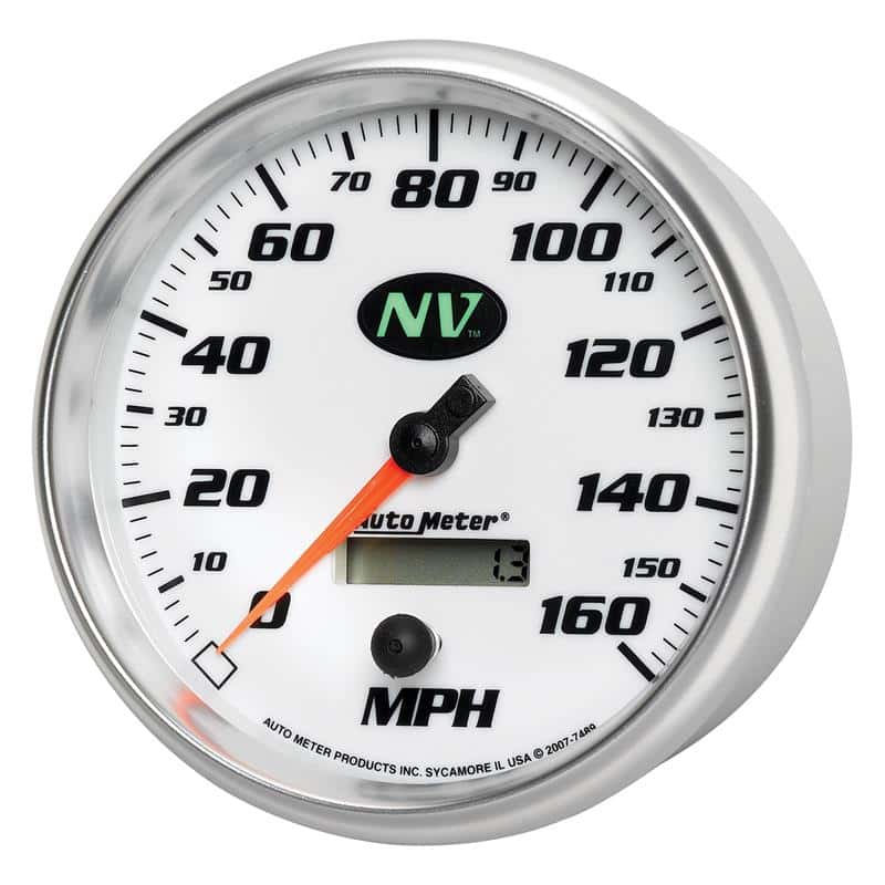 AutoMeter — AutoMeter Gauge Speedometer 5in. 160MPH Elec. Programmable NV
5" SPEEDO, 160 MPH, - view 4