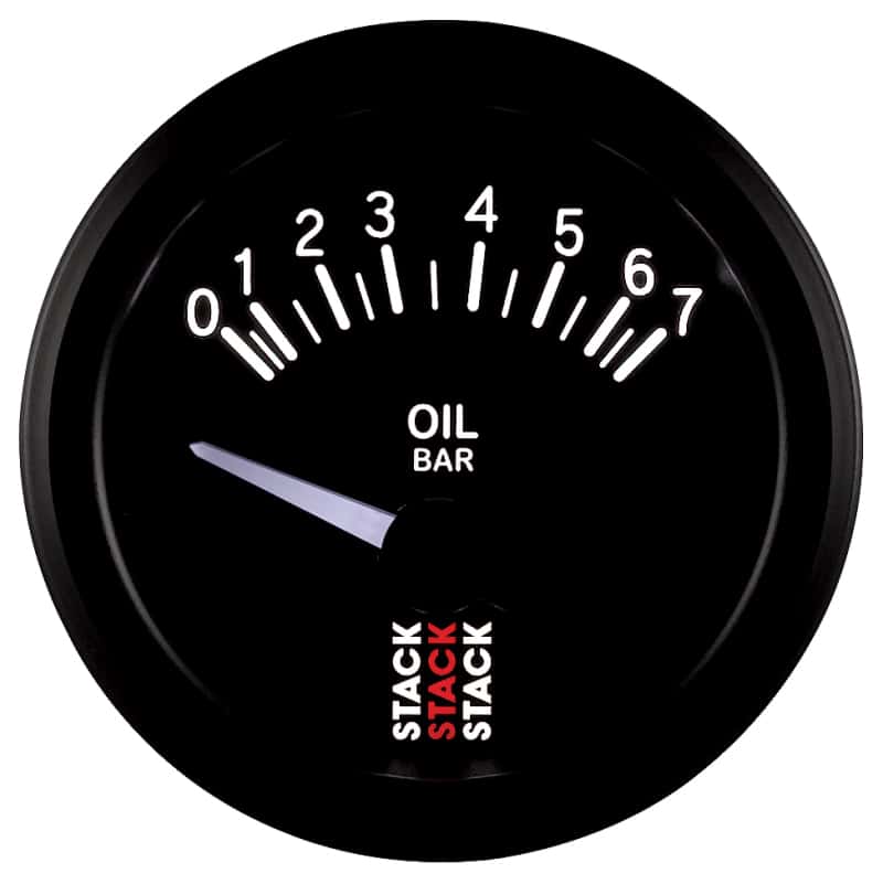 AutoMeter — Autometer Stack 52mm 0-7 Bar M10 (M) Electric Oil Pressure Gauge - Black
Ga OilP Elec Bk 7Bar - view 4