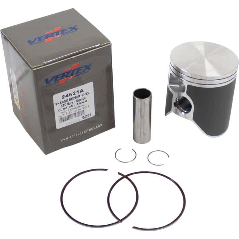 Vertex Pistons — Vertex Piston 17-24 Sherco SE-R 250 250cc Cast Replica Piston Kit - view 2