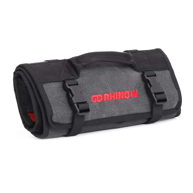Go Rhino — Go Rhino XVenture Gear Tool Roll - Small (4x4in. Closed) 12oz Waxed Canvas - Black
Xventure Tool Roll - view 2
