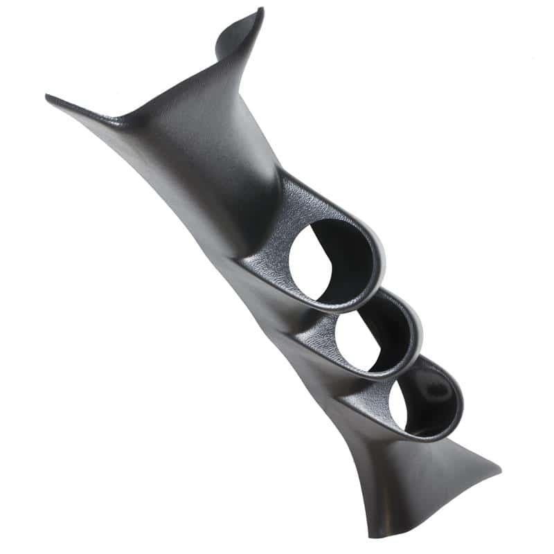 AutoMeter — Autometer 00-03 Nissan Maxima Triple 2-1/16in Black Triple A-Pillar Pod
2-1/16" TRIPLE PILLA - view 1