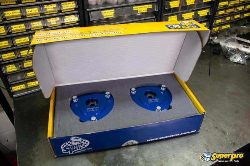 Superpro — SuperPro 2015 Audi A3 Quattro Premium Front Upper Fixed Camber Offset Strut Mount Set
Offset Strut Mnt Set - view 3