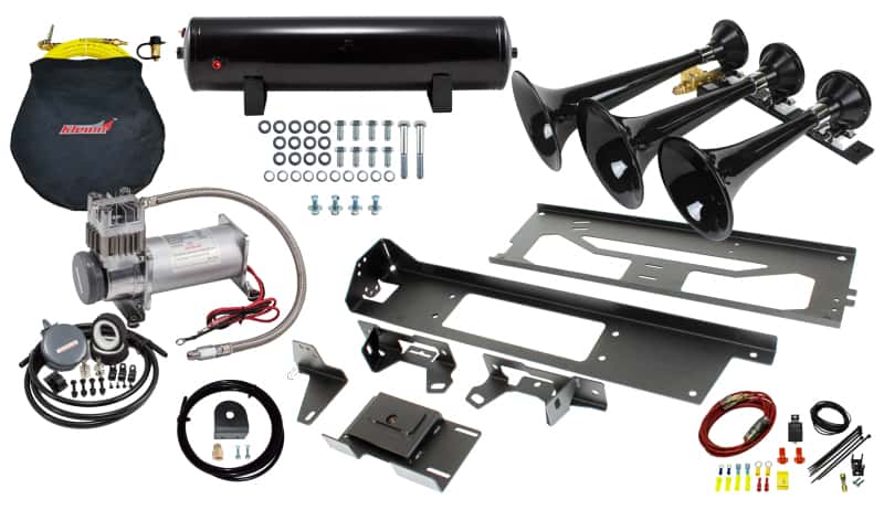 Kleinn Air Horns — Kleinn 17-22 Ford F-250/ F-350/ F-450 Onboard Air System w/ Model 230 Horns
Train Horn - view 2