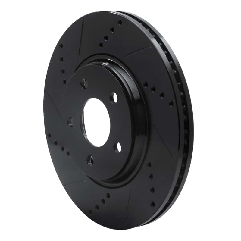 R1 Concepts — R1 04-12 Chevrolet Malibu Front Left Drilled & Slotted Black Brake Rotor
R1 Brake Rotor Drill - view 2